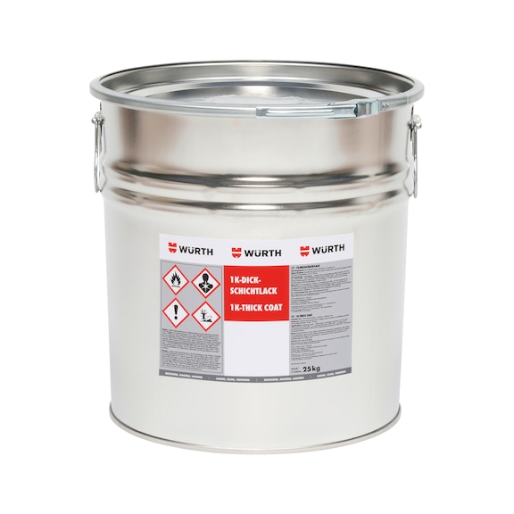 1-component thick-film lacquer - THCKCOATLAC-1C-SATINGLO-COLORCAT1-25KG
