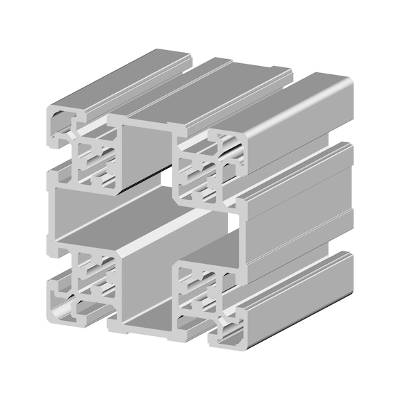 Syst&egrave;me de profil&eacute;s WAPS s&eacute;rie Bosch - PRFLSYS-SB-ALU-ELO-FL10-L-100X100X6060