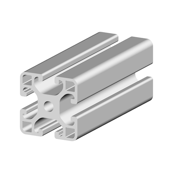 Système de profilés - PRFLSYS-SI-ALU-ELO-FL8-L-40X40X3060