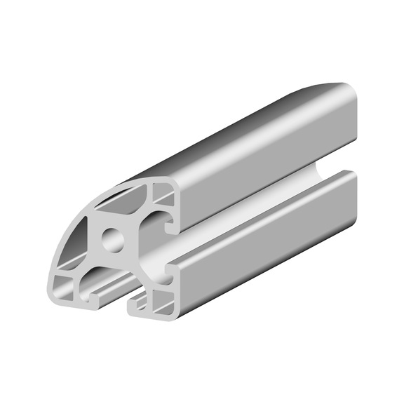 Profile system - PRFLSYS-SI-ALU-ELO-FL8-L-R90-40X40X6060