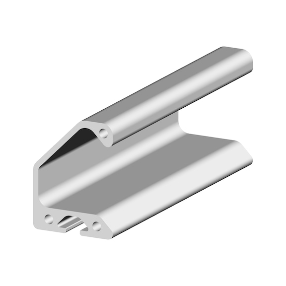 WAPS<SUP>&reg;</SUP> profile system series I compatible with Item - PRFLSYS-SI-ALU-ELO-FL5-GP-30X40X3060