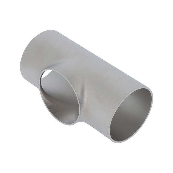 Té égal à souder sans manchette inox norme ISO - 1