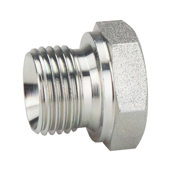 BSP plug, hexagon head, external cone - 1