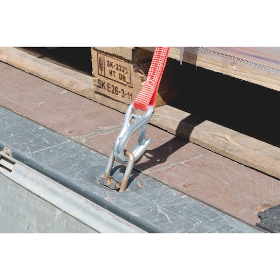 Lot De 4 Sangles D'arrimage à Cliquet Bleu 25 Mm X 4 M Avec Résistance