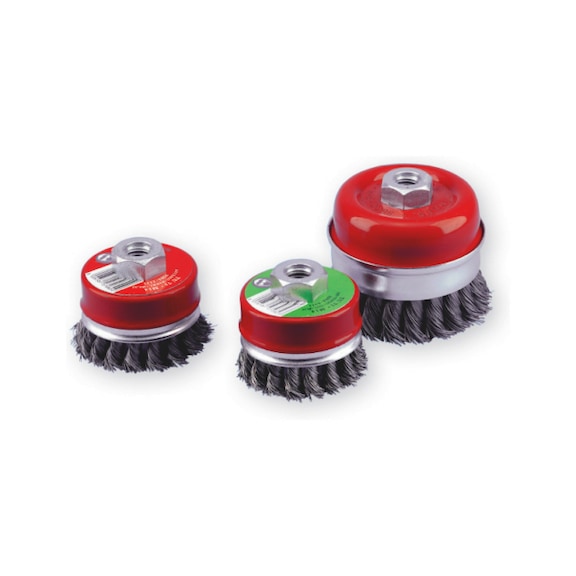 Spazzola a tazza per smerigliatrice angolare TIPO ROBUSTO