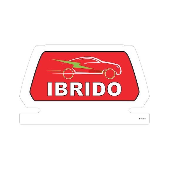 Cartello magnetico  “IBRIDO” - 1