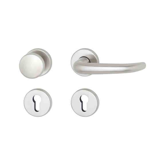 Poignée de porte A 310 Click - DH-A2-A310-CLICK-CH-ROS-CK-L/R-MATT