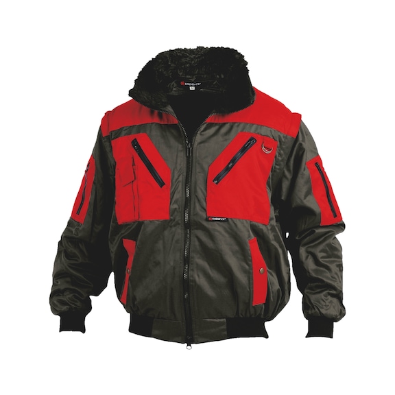 Nevada Blouson - PILOTENBLOUSON NEVADA SCHWARZ/ROT XL