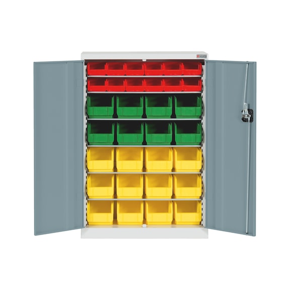 Armoire pour bo&icirc;tes de stockage PRO - WNGDRCAB-STRG-PRO-FB6-BOX-RAL7042