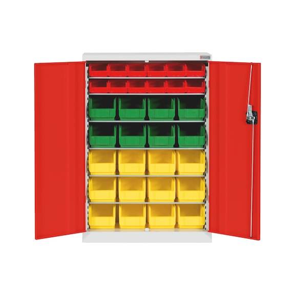 Lagerboxenschrank PRO - FLGTRSHRNK-LGRBOX-PRO-FB6-BOX-RAL3020