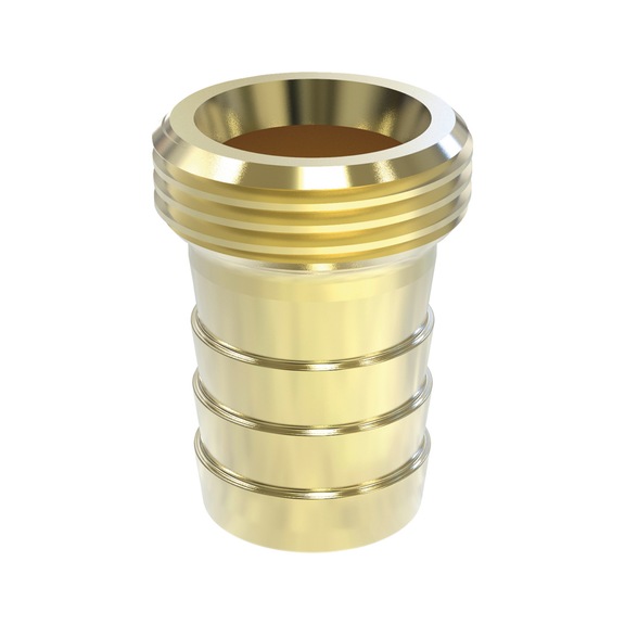 Fitting Brass, 10001/11001 - PLG-HOSE-BRS-G3/4X13MM