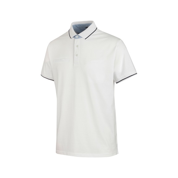 Poloshirt Office - POLO JERSEY WEISS M