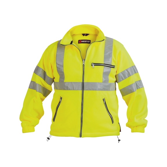 Láthatósági gyapjú dzseki, Class 3 - MODYF WARN-FLEECE GELB EN 471 GR.S