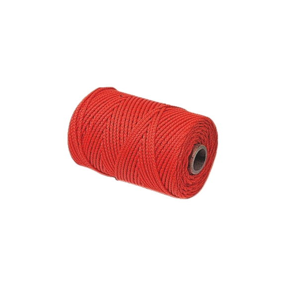 Braided cord - STRNG-PP-ORANGE-D1,5MM-L75M