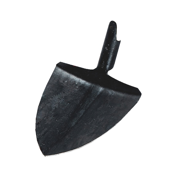 Rounded shovel, forged tip with shaft  - SHOVL-BARL-W.HANDLE-POINTED