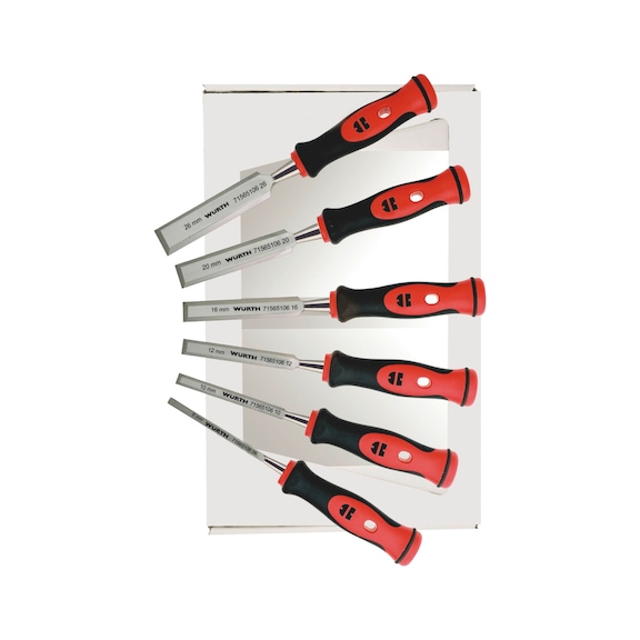 Oyma iskarpelası ürün gamı, 6 parça - FRMCHIS-SORT-(2K SPECIAL)-6PCS