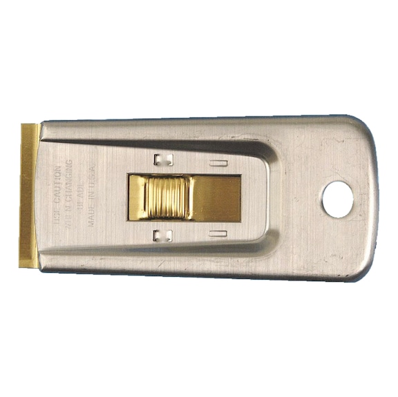 Cam raspası, metal gövde - GLSSCPR-METALL-WITHOUT BLADE-L105MM