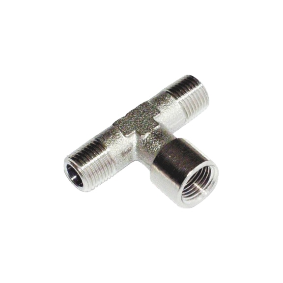 T-pieces axial: male/male thread, radial: female thread