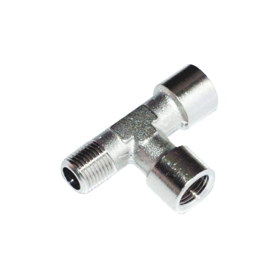 T-pieces axial: female/male, radial: female thread