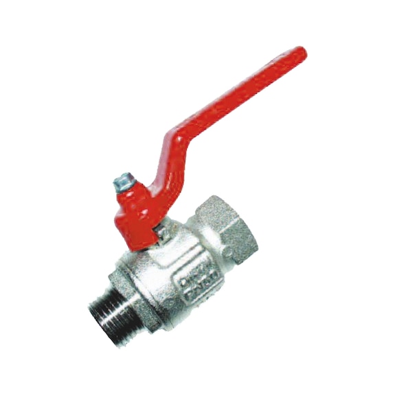 2/2-way ball valve Female/male thread
