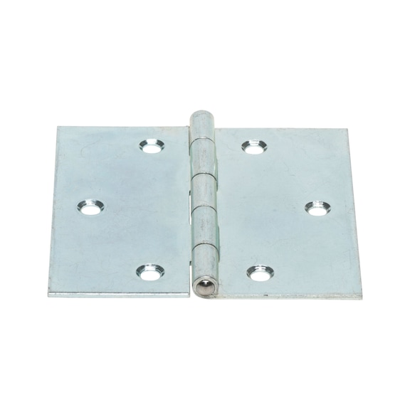 Gerollte Scharniere Form C quadratisch - KISTBA-KAENTIG-(FORM-C)-ST-(ZN)-80X80