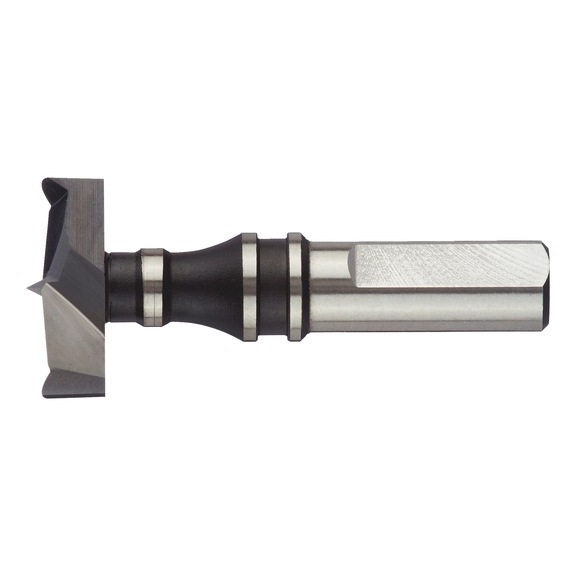 Carbide plastic drill bit with clamping surface and adjustment screw - AY-HM-DRILL-FITT-RIGHT-D24XL57