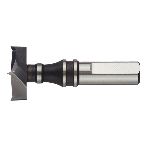 M&egrave;che plastique au carbure avec surface de serrage et vis de r&eacute;glage - BOOR PREBOMAT  D-23MM L-57MM RECHTS