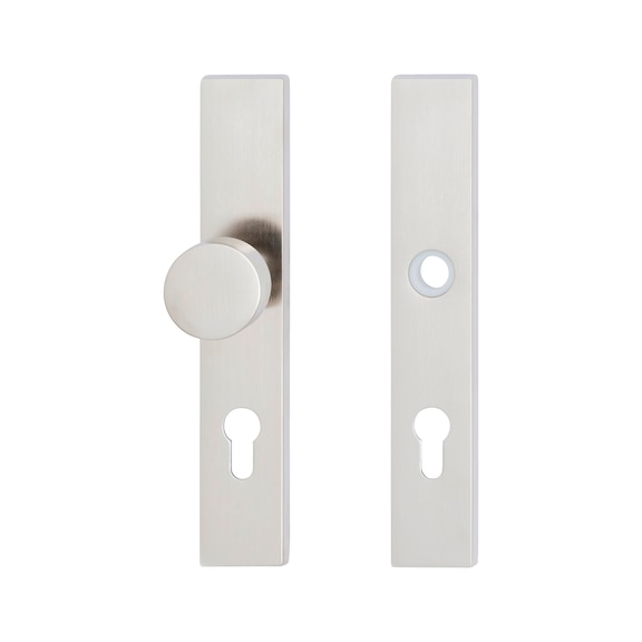 Replacement fittings ZD square - DH-ZD-CH-LONGPLT-L/R-(NI)-MATT