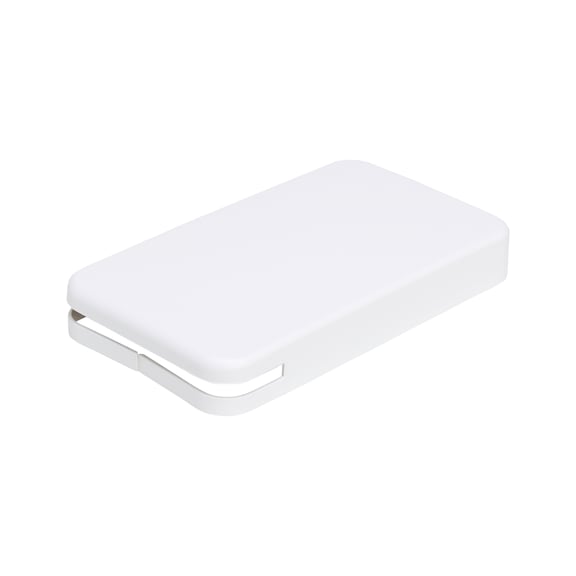 Cover cap for flap holder, MINI type DW - COVCAP-F.FLPHOLD-MINI-TYPE/DW-WHTE