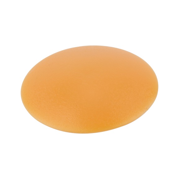 Flat cover cap for RW recess - CAP-FL-RW30-R1017-SAFFRONYELLOW-D15