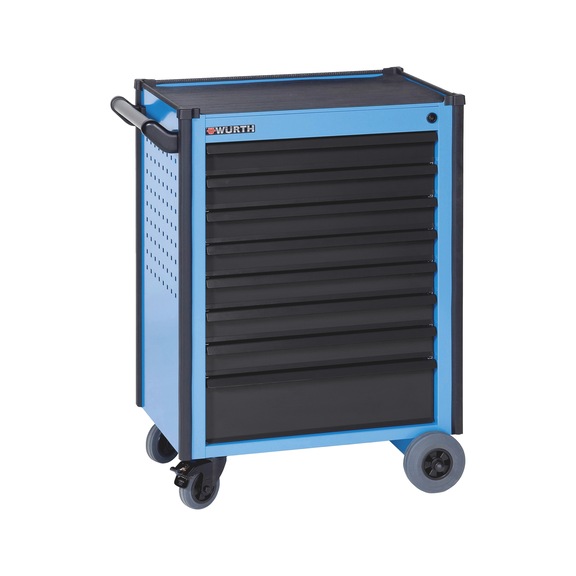 Compact workshop trolley - WRKSHPTRLY-TLSYS-C8-MAT-R5012