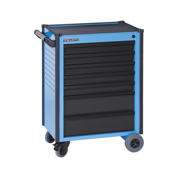 Compact workshop trolley - WRKSHPTRLY-TLSYS-C7-MAT-R5012