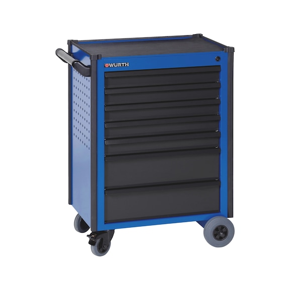 Compact workshop trolley - WRKSHPTRLY-TLSYS-C7-MAT-R5010