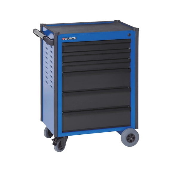 Compact workshop trolley - WRKSHPTRLY-TLSYS-C6-MAT-R5010