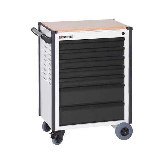 Compact workshop trolley - WRKSHPTRLY-TLSYS-C7-WO-R7035
