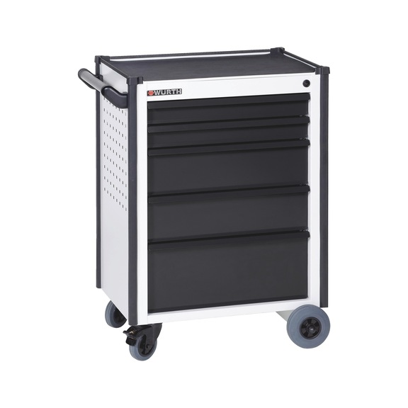 Compact workshop trolley - WRKSHPTRLY-TLSYS-C5-MAT-R7035
