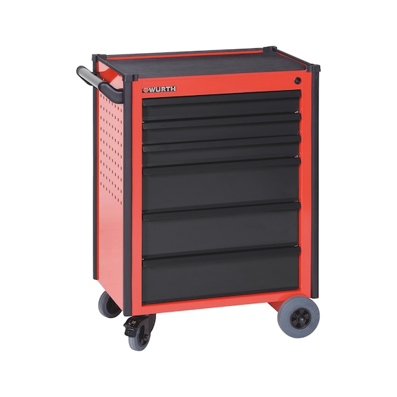 Compact workshop trolley - WRKSHPTRLY-TLSYS-C6-MAT-R3020