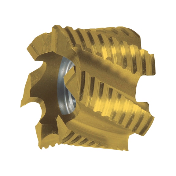 Yüz frezesi, HSCo DIN 1880 tip NF TiN - 1