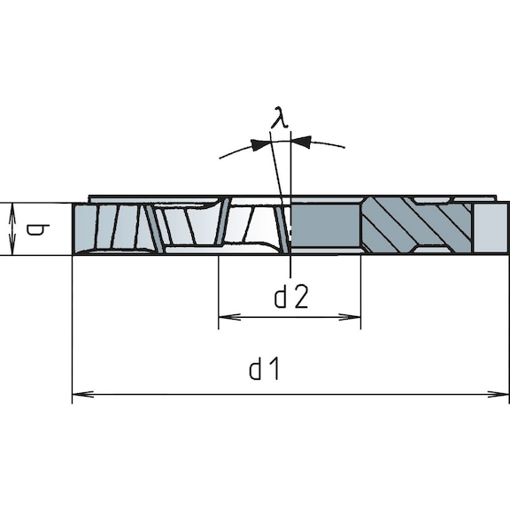 HSCo slitting milling cutter double cut type H - METCRCLMILMA-WN-HSCO-D125X4,0MM