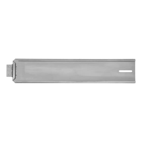 Portatarga con cerniera inox