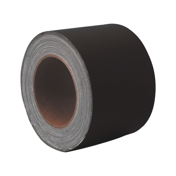 Ruban adhésif toilé PLUS pour gaine de ventilation/aéraulique - L25m x l90mm - noir