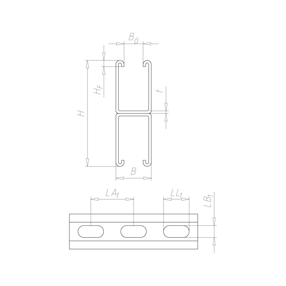 VARIFIX<SUP>®</SUP> C szerelősín, 41/124 - 2