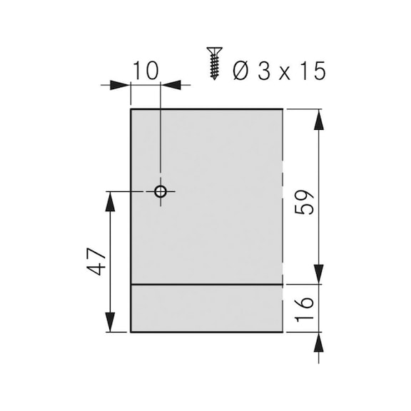 Vionaro H89 frame clear shape and 13 mm thin design - FRMSYS-VION-H89-GRAPHIT-NL500MM