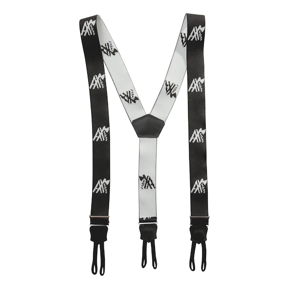 Braces with buttons - SUSPENDERS BUTTONS WIDTH 30MM BLACK