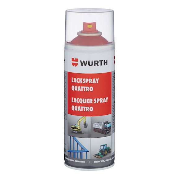 Lackspray Quattro - LKSPR-QUATTRO-R3001-SIGNALROT-400ML