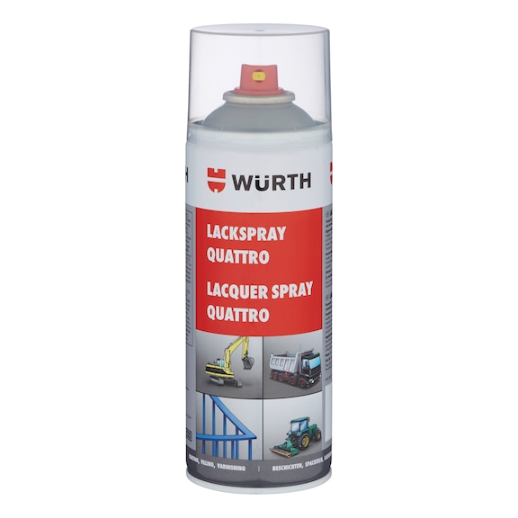 Lackspray Quattro - LKSPR-QUATTRO-R7042-VERKEHRSGRAU-400ML