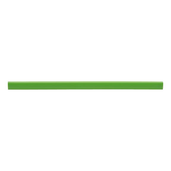 Carpenter's pencil - CARPPEN-PRNT-SQARE-OVAL-GREEN-1COL-24CM