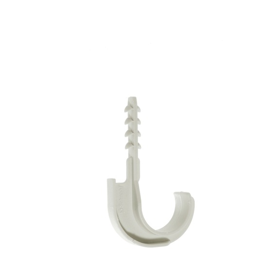 Push-fit anchor clamp for single pipe - CLIP-PP-(16-20MM)-LIGHTGREY-SINGLE