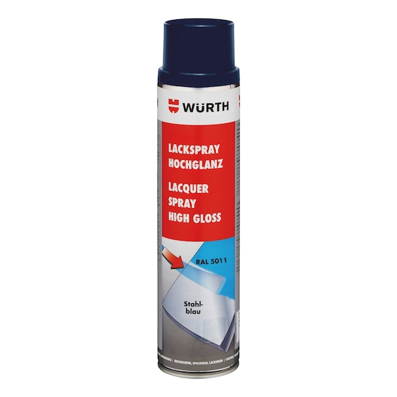Paint spray, high gloss - PNTSPR-RAL5011-STEELBLUE-600ML
