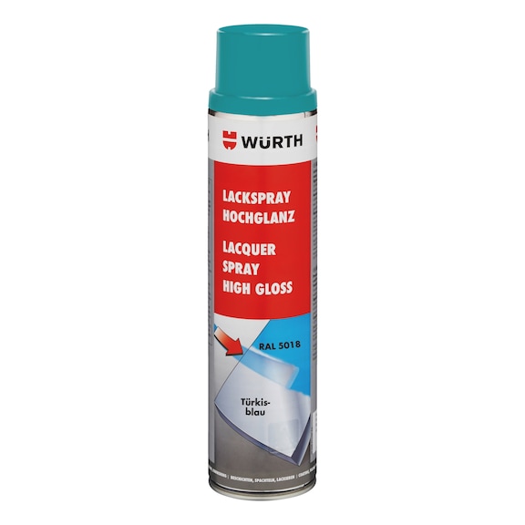Lackspray hochglanz - LKSPR-RAL5018-TUERKISBLAU-600ML